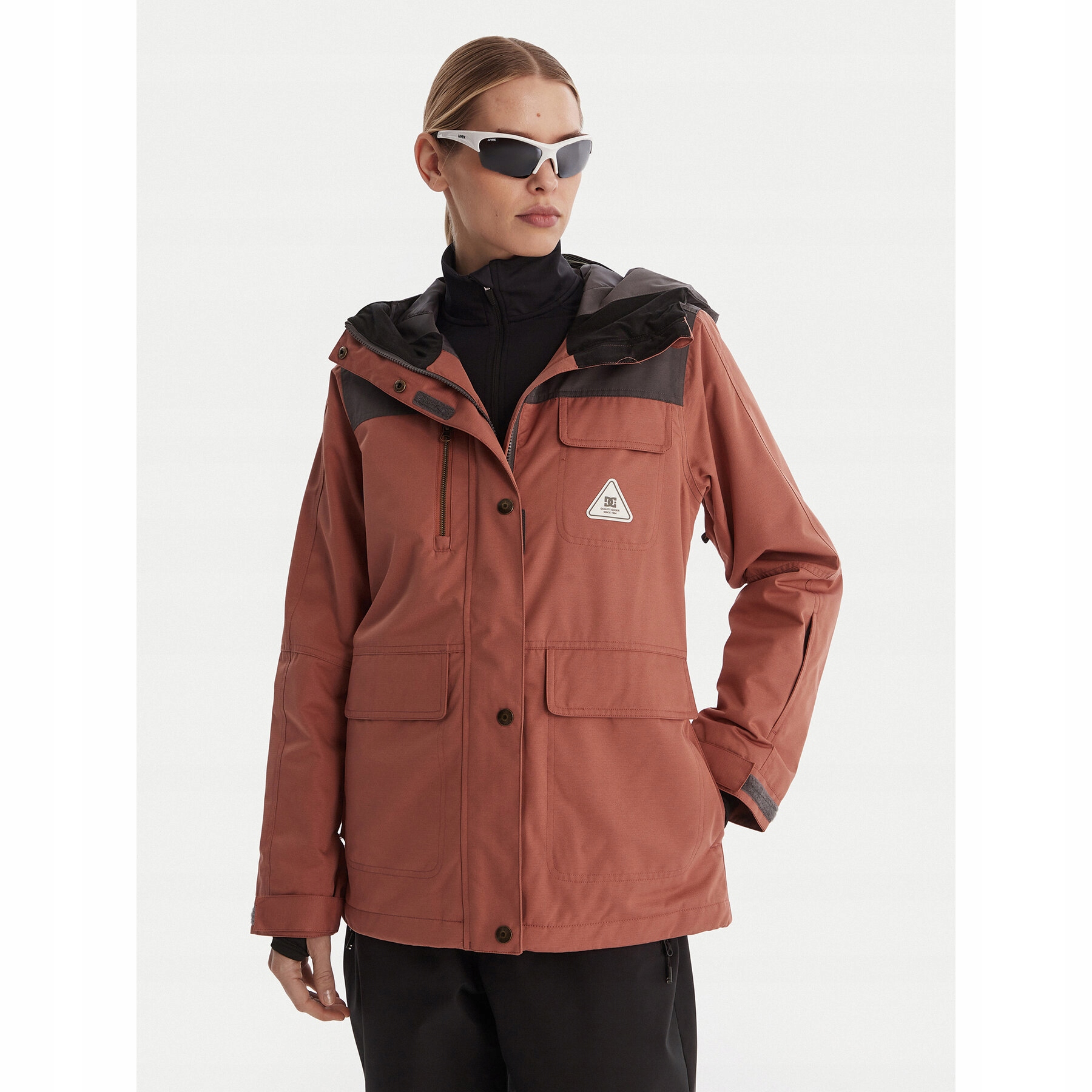 Dc Shoes Damskie Kurtka outdoor Brązowy