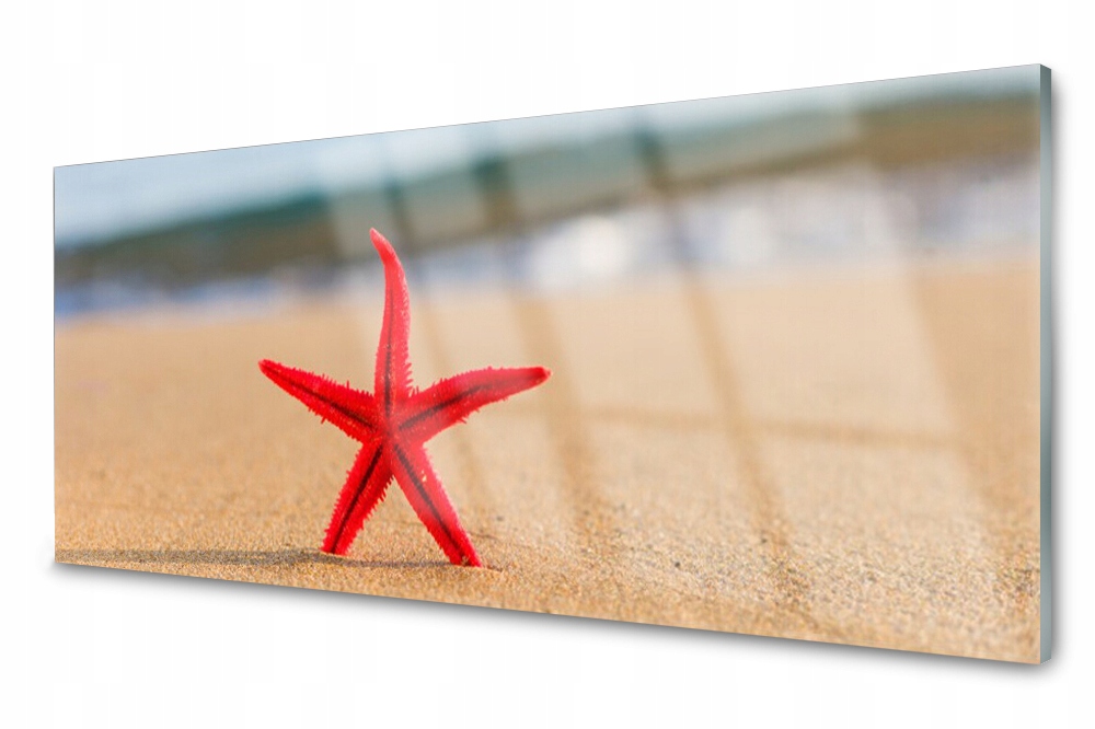

Panel szklany do kuchni Plaża Rozgwiazda 125x50