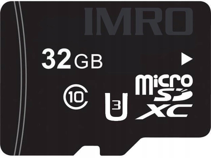 Karta pamięci IMRO microSDXC 32GB + Adapter Dołączony adapter tak