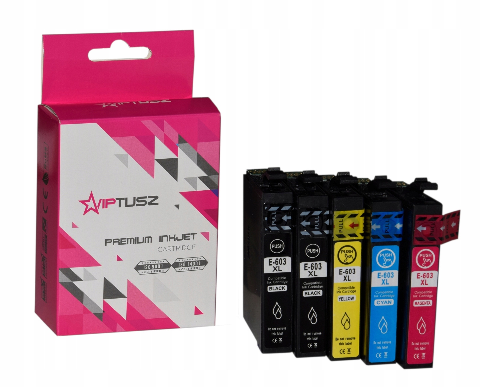 

Zestaw 5x Tusz do Epson T603 XL Cmyk zamienniki