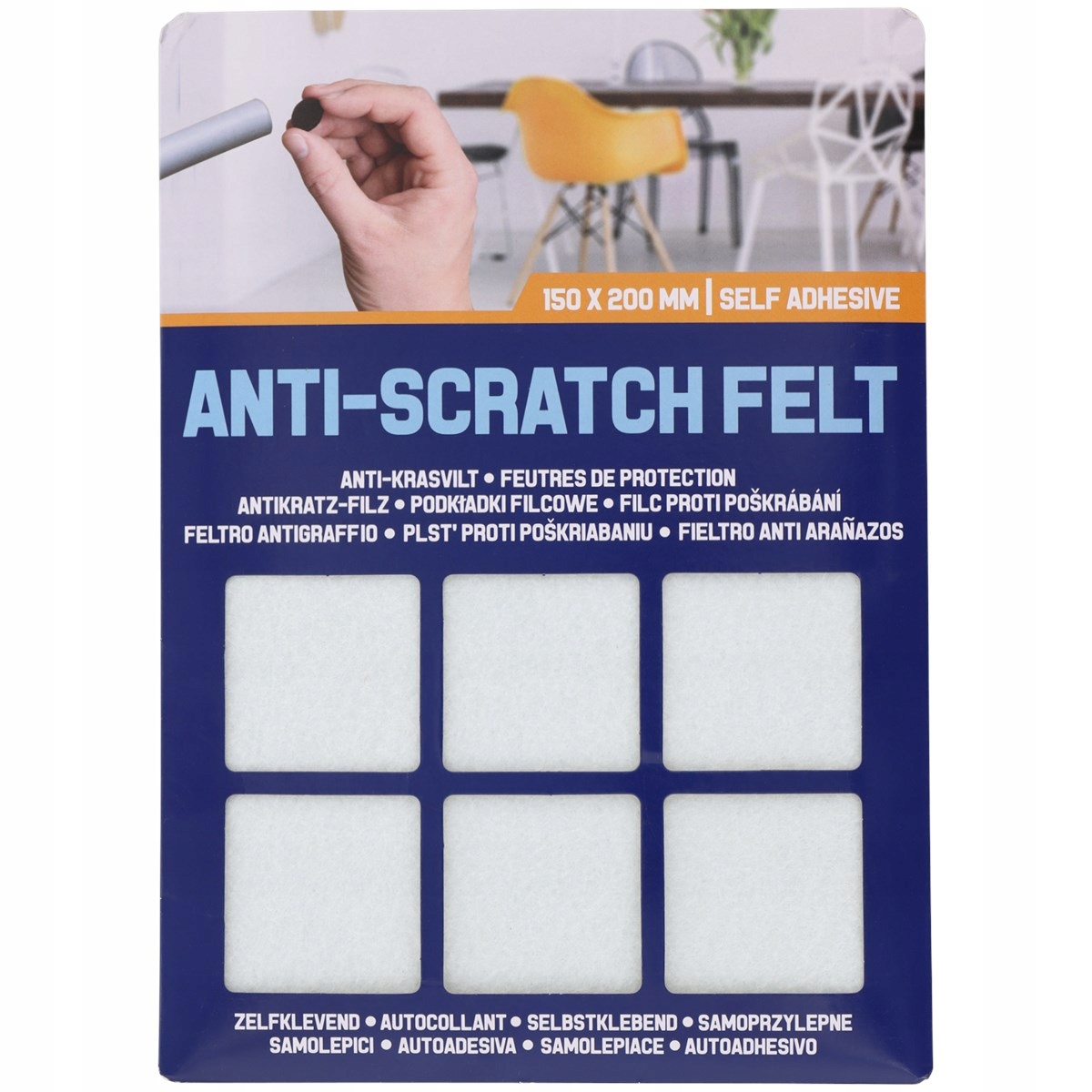 

Podkładki Pod Meble Krzesła Filcowe 150 x 200 mm