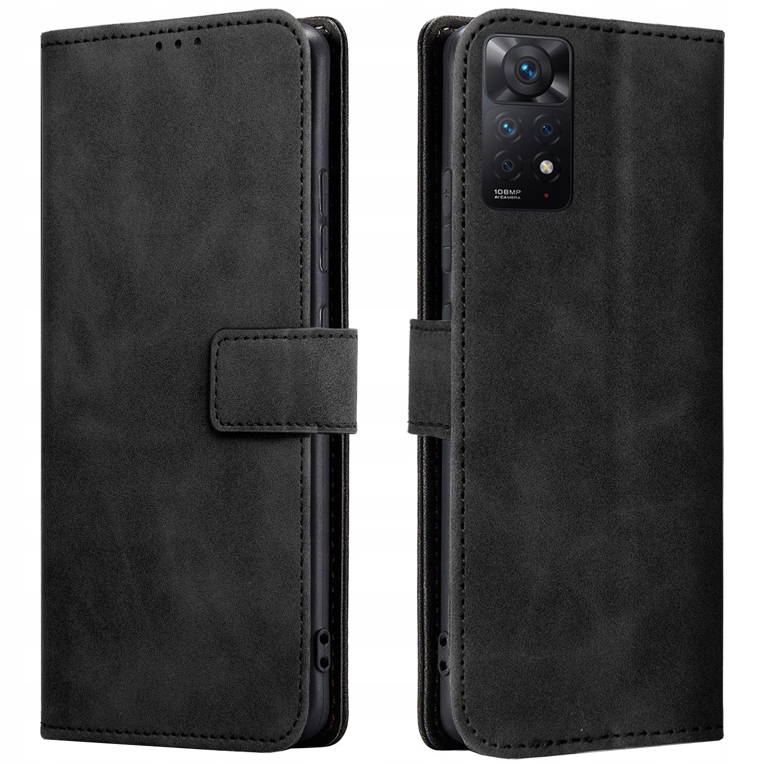 

Etui do Xiaomi Redmi Note 11 11S Skórzane +szkło