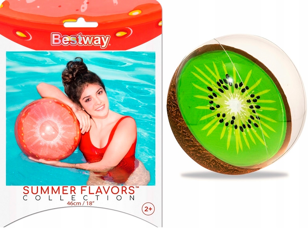 BESTWAY DMUCHANA PIŁKA PLAŻOWA OWOC 31042 Stan opakowania oryginalne