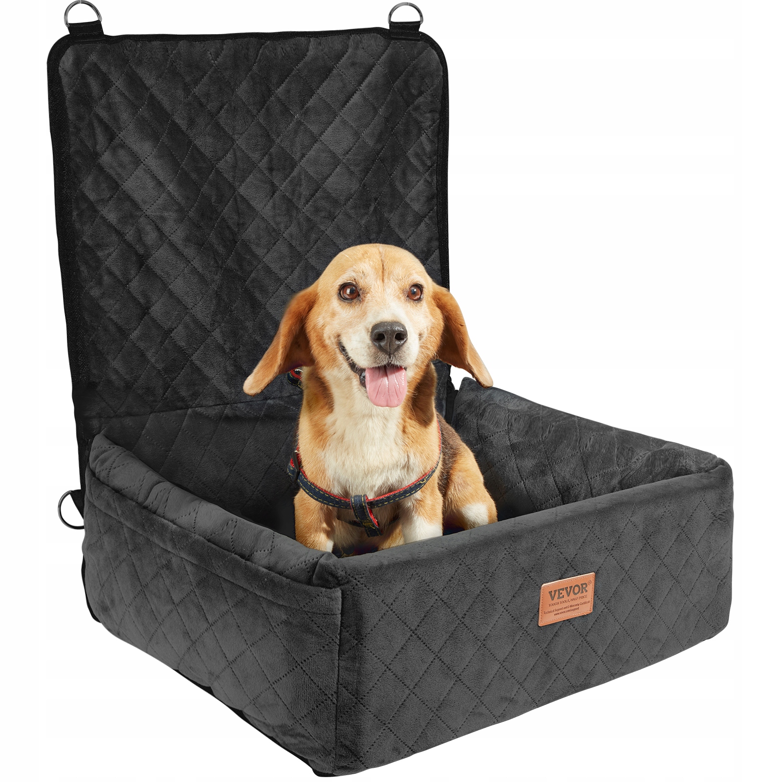 Levně Autosedačka pro psa 600x500x670MM s nosností 18KG v černé barvě