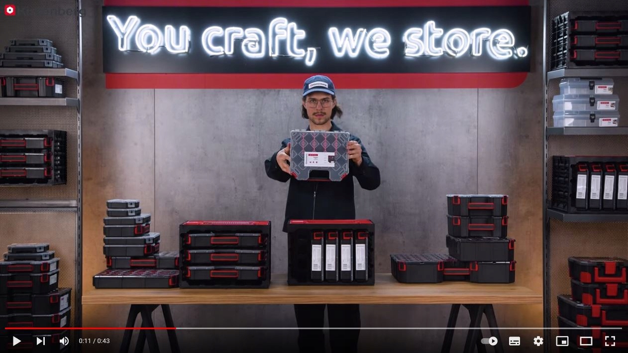 KISTENBERG KCR5025 WALIZKA SKRZYNKA NARZĘDZIOWA Długość 46 cm