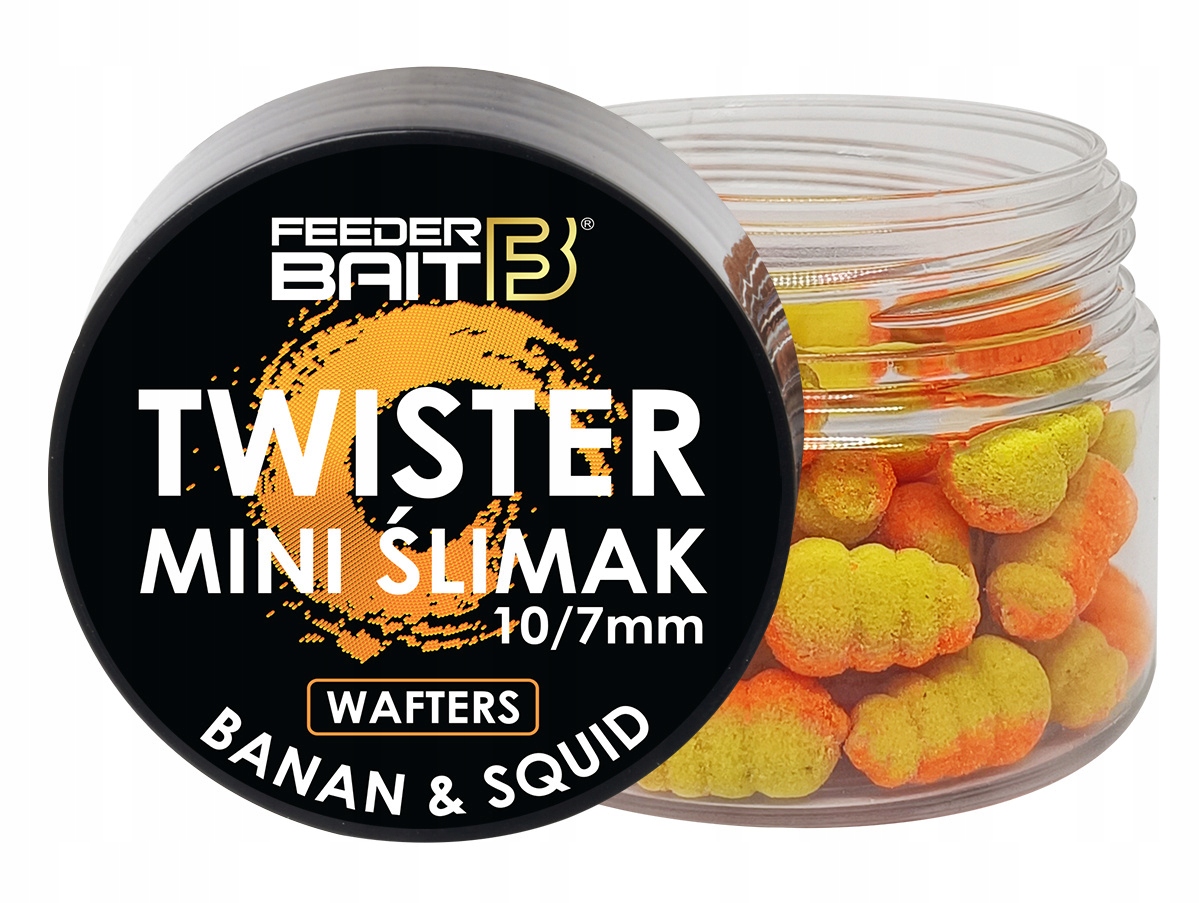 Ślimak Wafters 10x7mm Banan Squid Feeder Bait