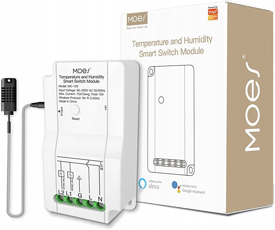 

Tuya kontroler temperatury termostat MS-103 Wi-Fi