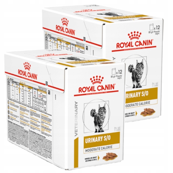 Royal Canin Vet Urinary S/o Moderate Calorie 24x85g Krmivo v omáčce pro kočky