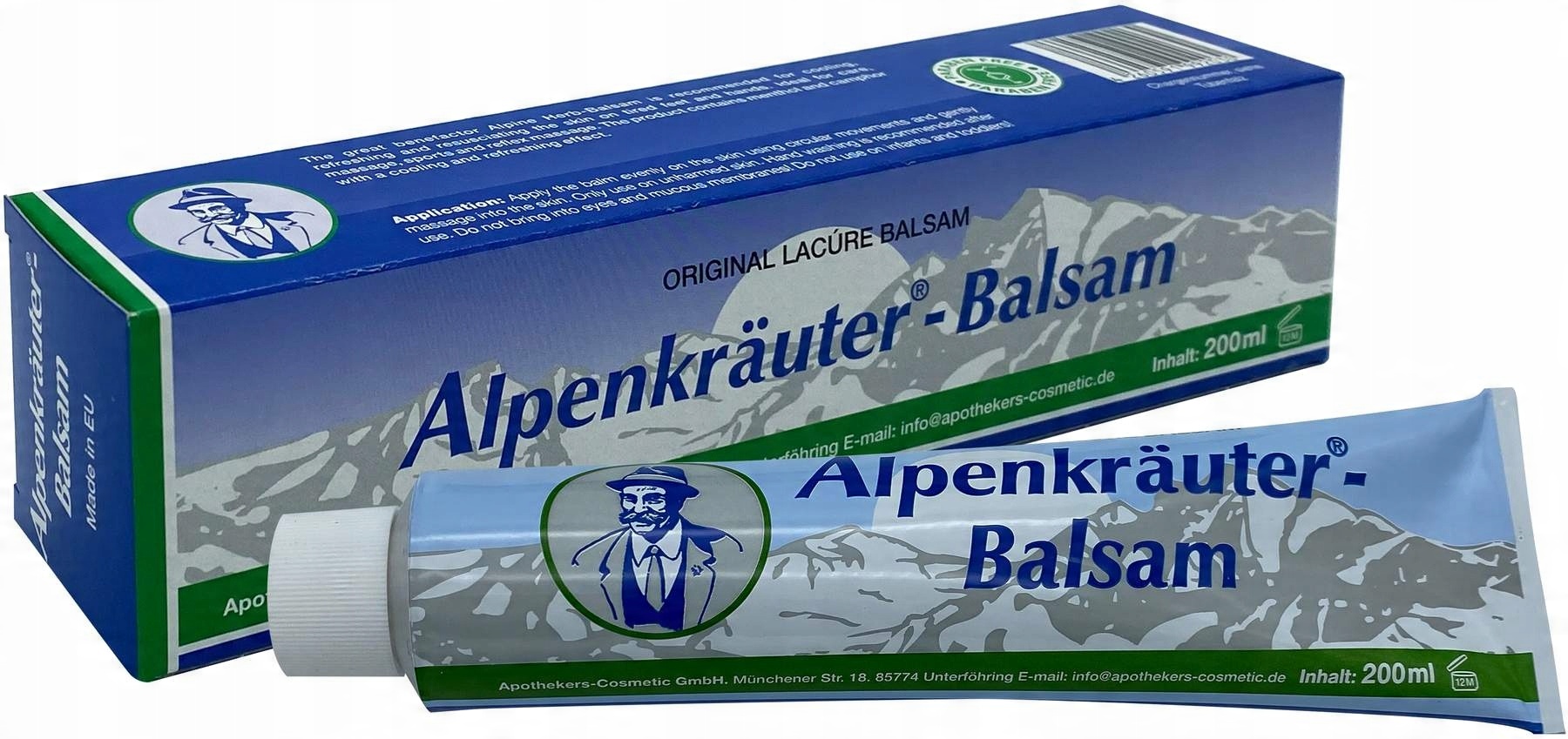 

Balsam Alpenkrauter Przeciwbólowy Mięśnie Stawy