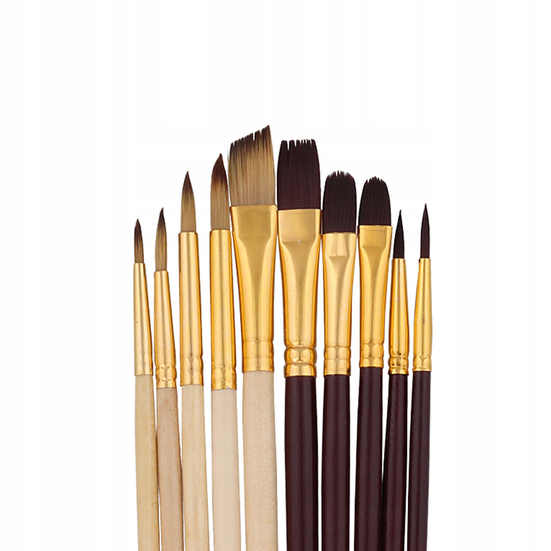 

Zestaw 10 Pędzli Do Farb Akrylowych Akwarelowych