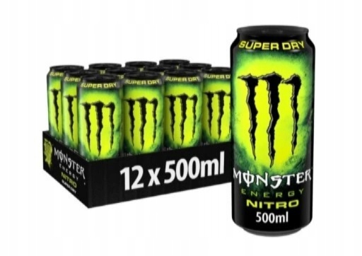 Levně Monster nápoj 500 ml Nitro X 12 Kusů