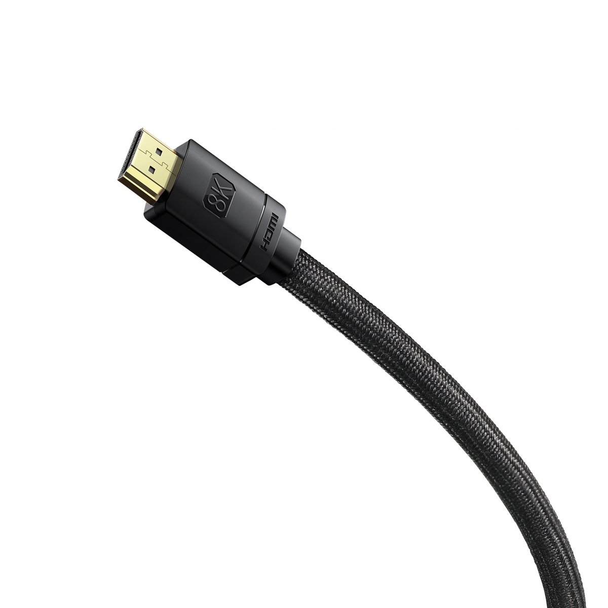 BASEUS MOCNY KABEL PRZEWÓD HDMI 2.1 8K 60HZ UHD 4K 120 HZ 3D HDR 48 GBPS 1M Złącza HDMI - HDMI