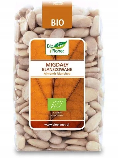 2x Bio Planet Blanšírované mandle Bio 350 g