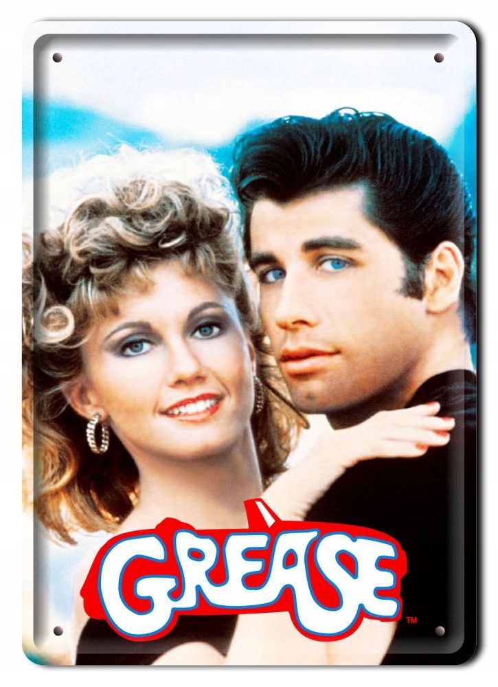 John Travolta Metalowy Szyld Plakat Retro #06956