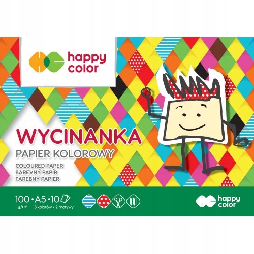 

Blok wycinanka Happy Color, A5/10K