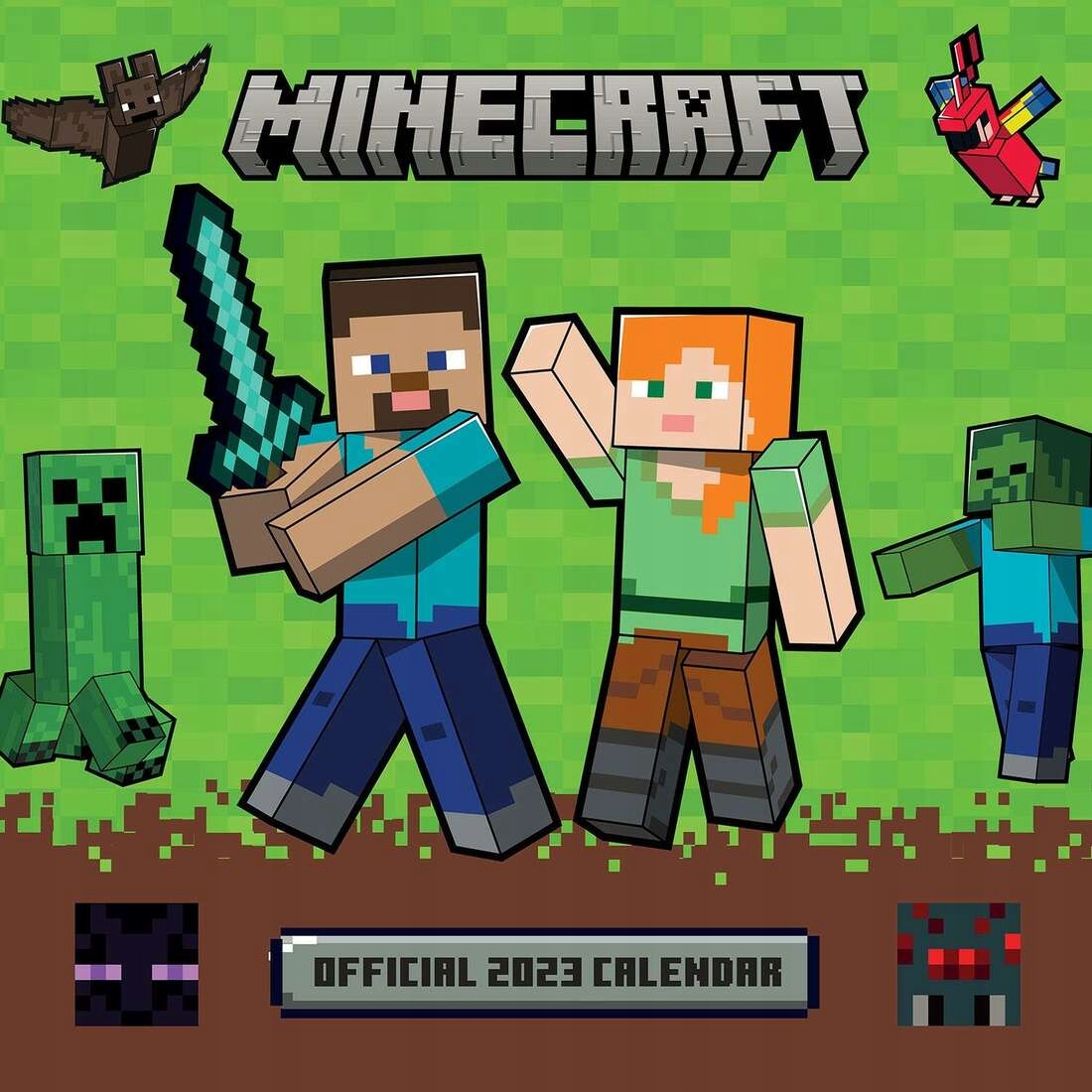 

Minecraft 2023 Kalendarz Ścienny