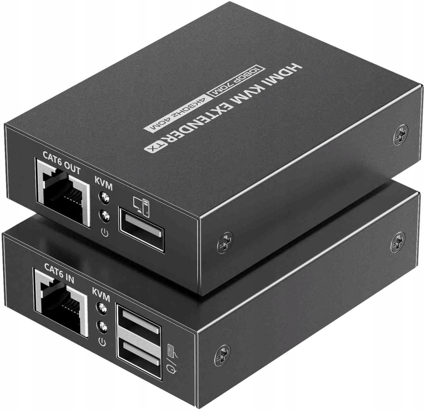 PremiumCord Hdmi Kvm extender 4K a Full Hd 1080p na 70m s prenosom Usb
