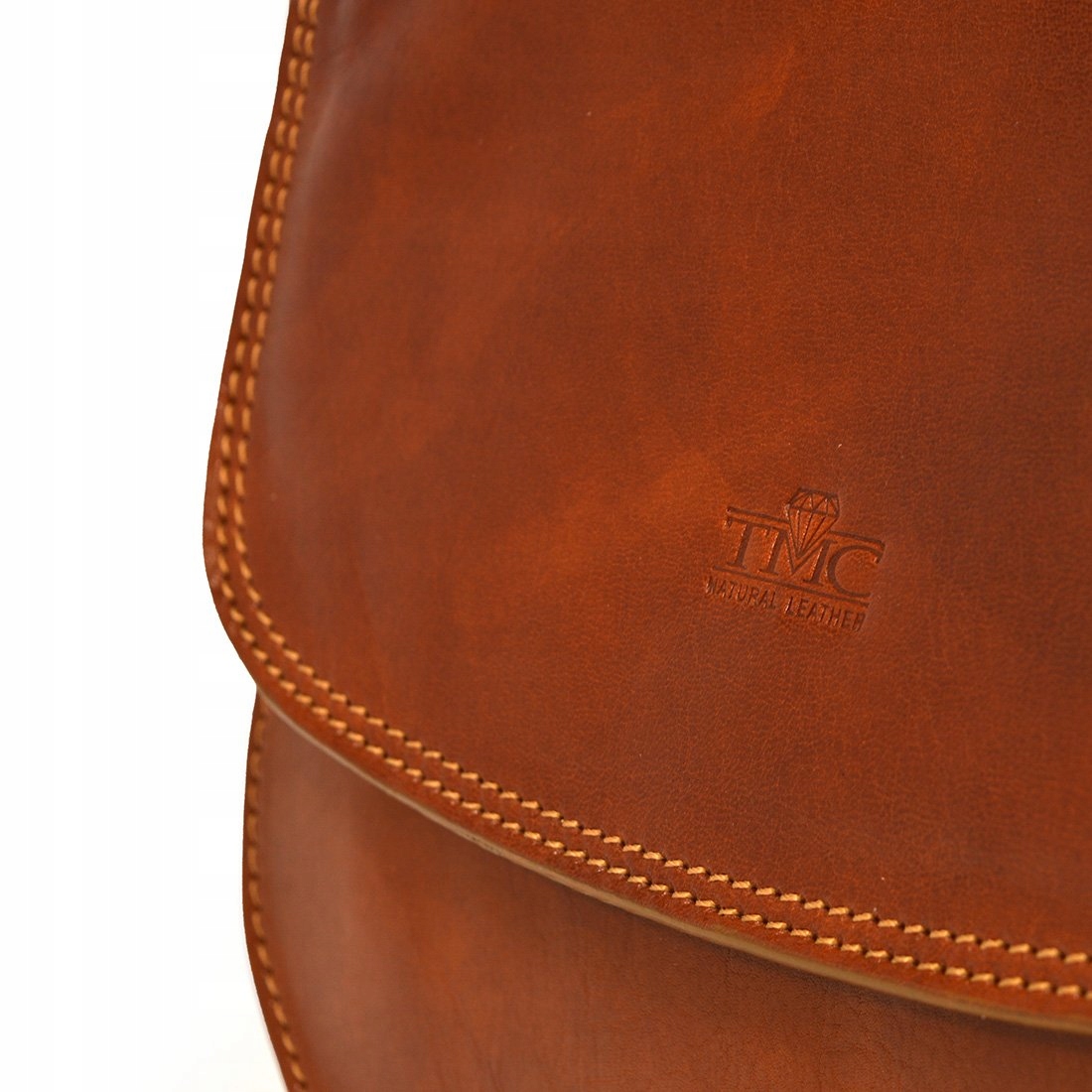 Duża i pakowna listonoszka, torebka przez ramię Materiał dominujący skóra naturalna