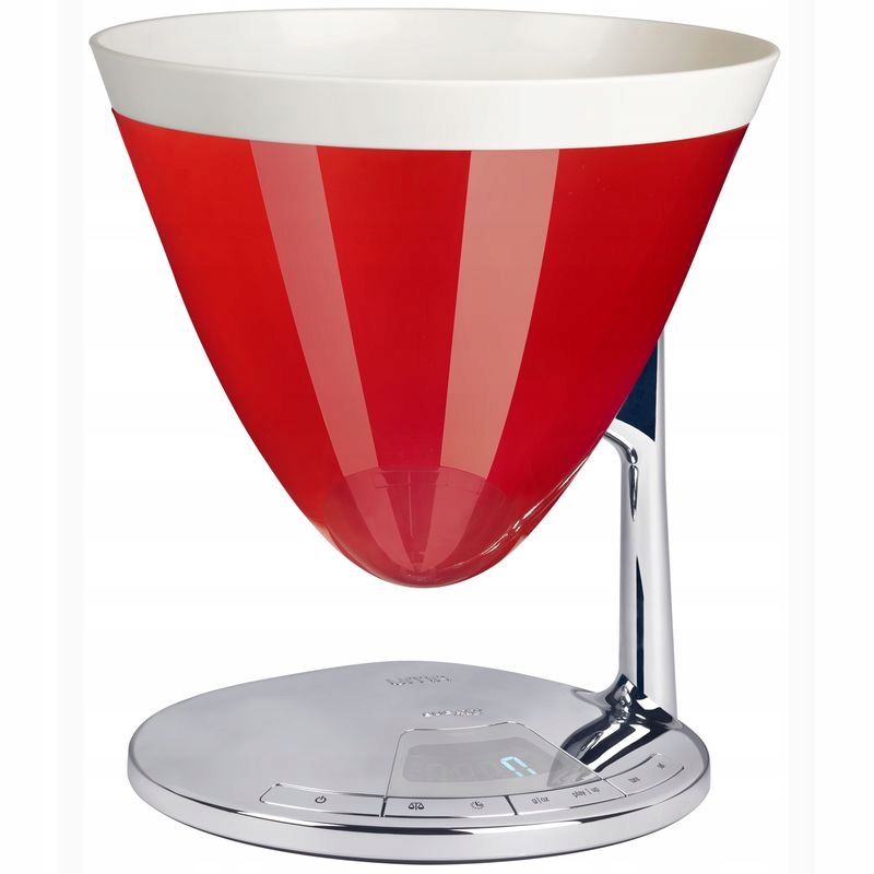 Waga elektroniczna czerwona Uma Bugatti