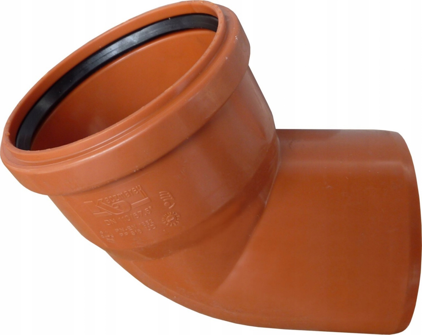 

Kolano Pcv pomarańczowe fi 110 67st.