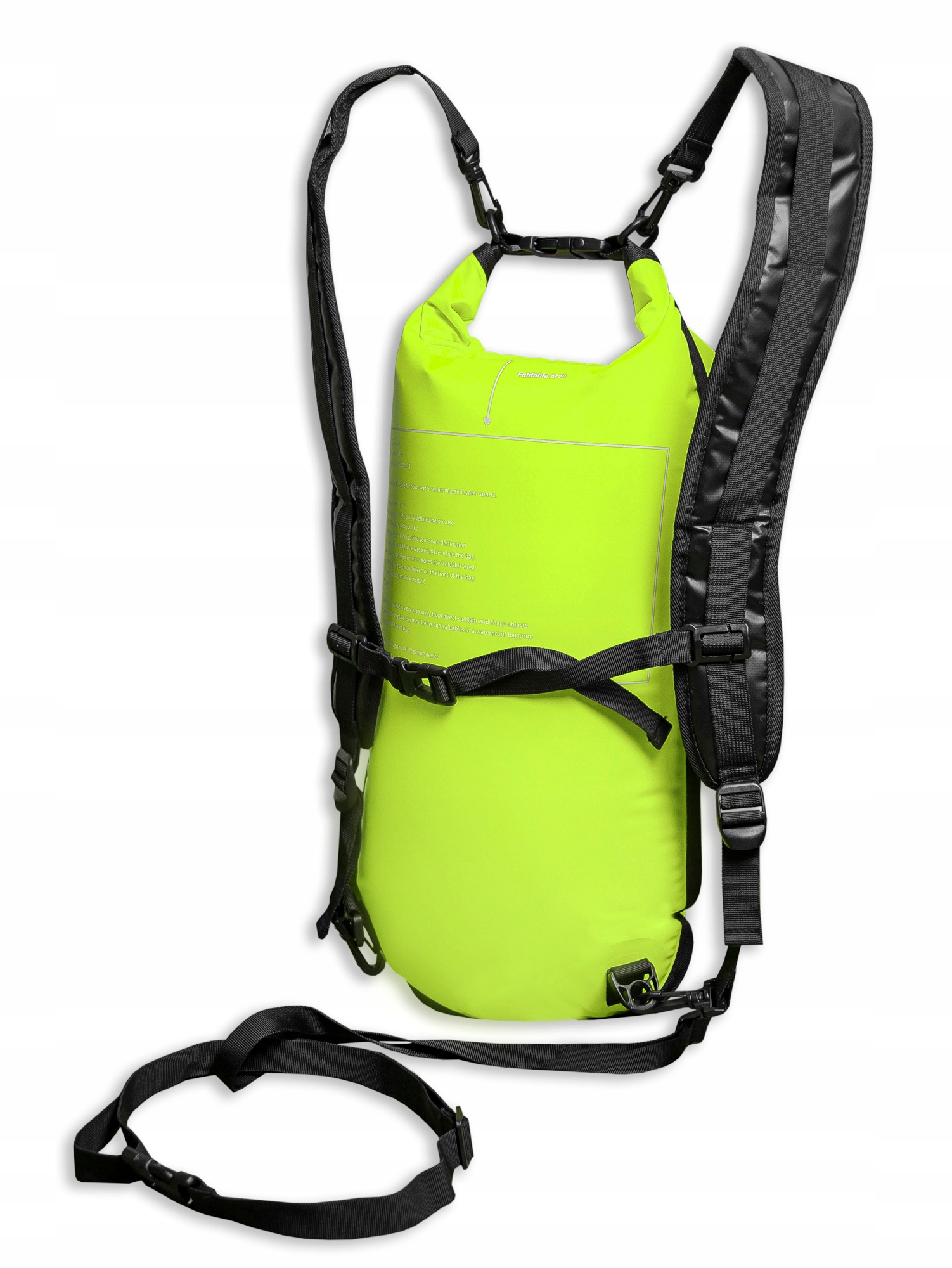 POJEMNA BOJKA ASEKURACYJNA do PŁYWANIA WODOSZCZELNA POMPOWANA PLECAK 28L Kod producenta KS5411