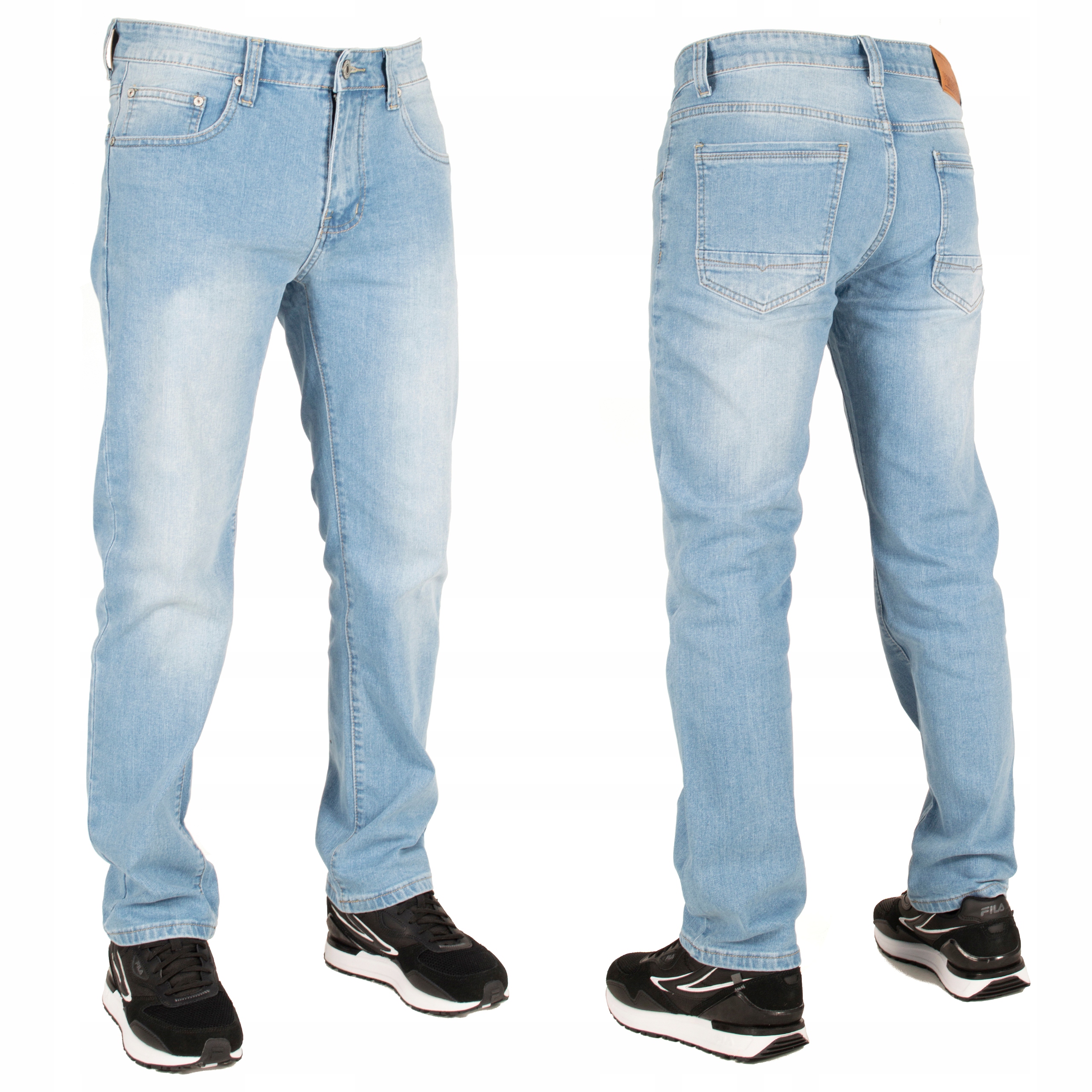 Spodnie męskie jeans W:33 88 CM L:30 niebieskie