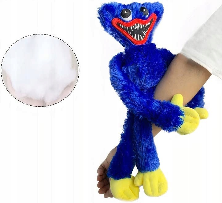 POPPY PLAYTIME HUGGY WUGGY PLUSZOWY MIŚ 40 CM Materiał tkanina