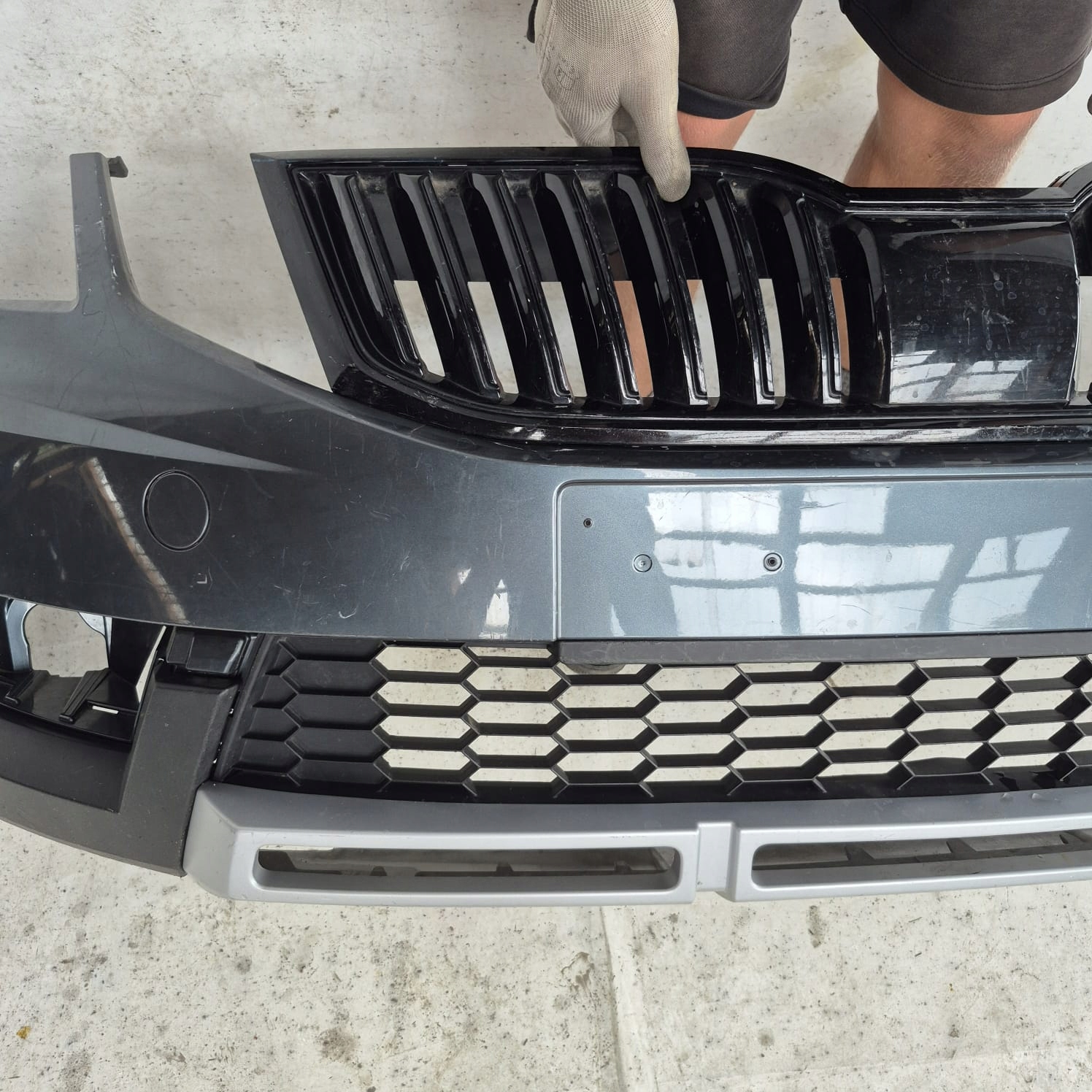 SKODA OCTAVIA III LIFT SCOUT 17- bumper front front SPR