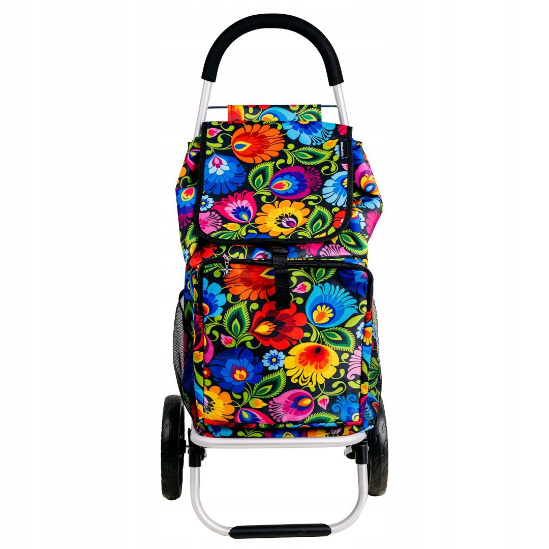 Nákupní vozík Folk Lovecké vzory černý Folkstar