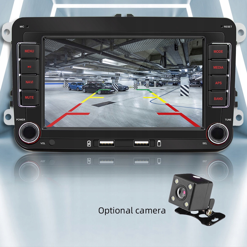 RADIO SAMOCHODOWE NAWIGACJA 2DIN RADIO VW PASSAT B6 B7 GOLF 5 V 6 VI PRO Model RS-404Q