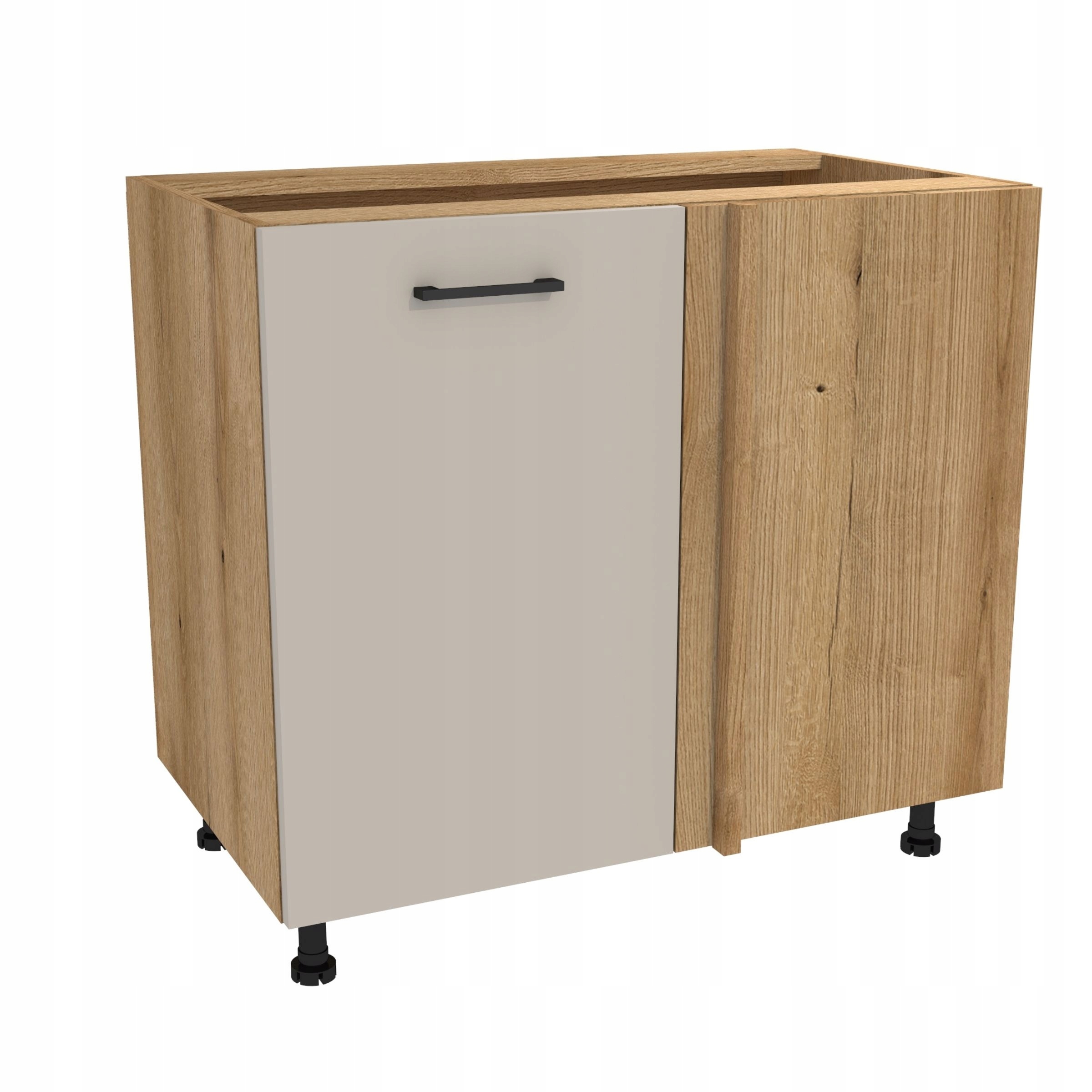 Spodná rohová kuchynská skrinka 105 Capri korpus Dub Evoke predná strana Kašmír Mat