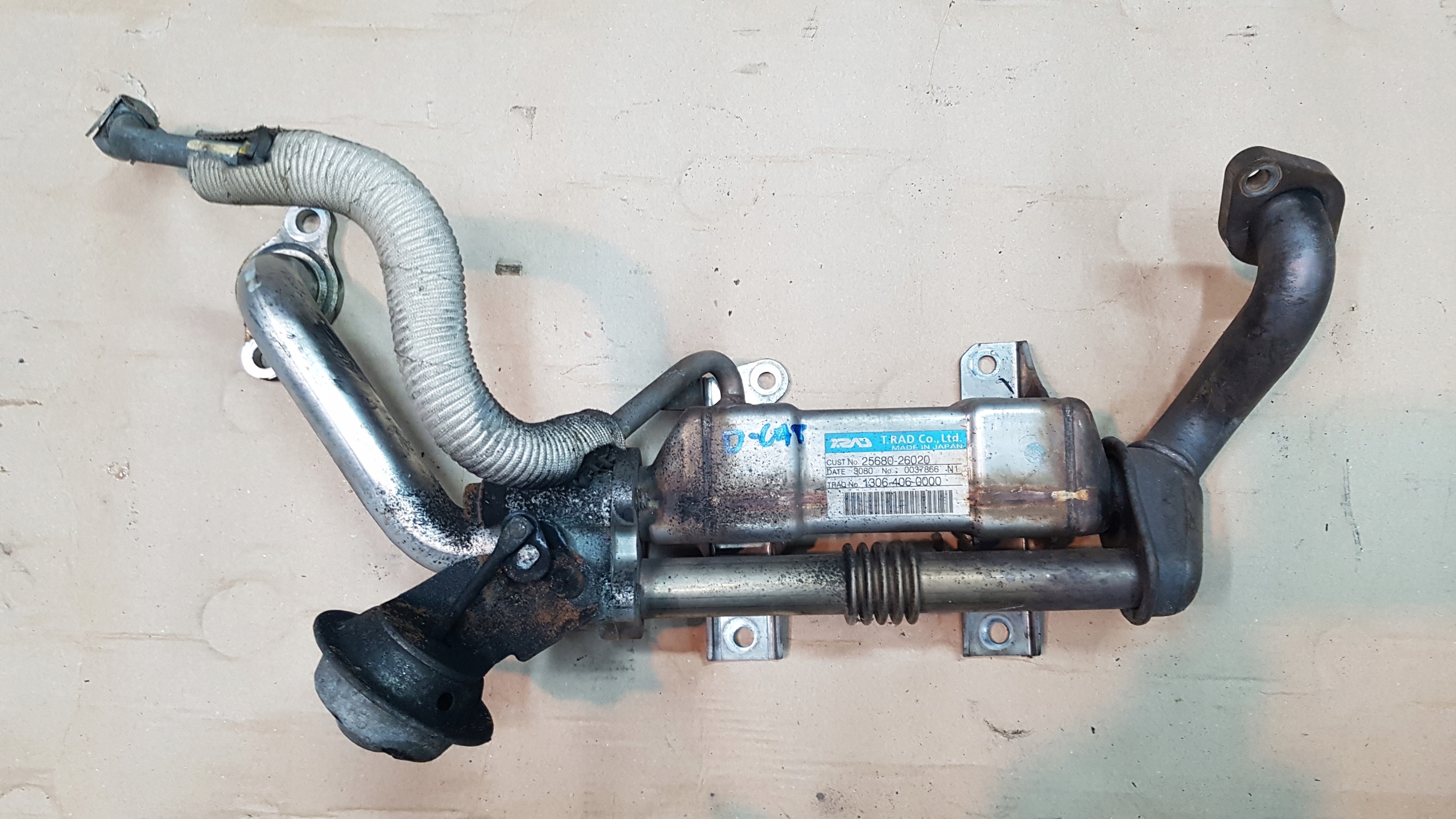 25680-26020 - TOYOTA RAV 4 III 06-12 D-CAT РАДІАТОР ВИХЛОПНИХ ГАЗІВ