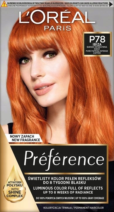 

Farba do włosów LOreal Preference P78 Ibiza