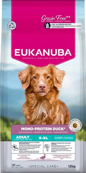 Eukanuba Special Care Mono-protein Duck Kaczka 12kg