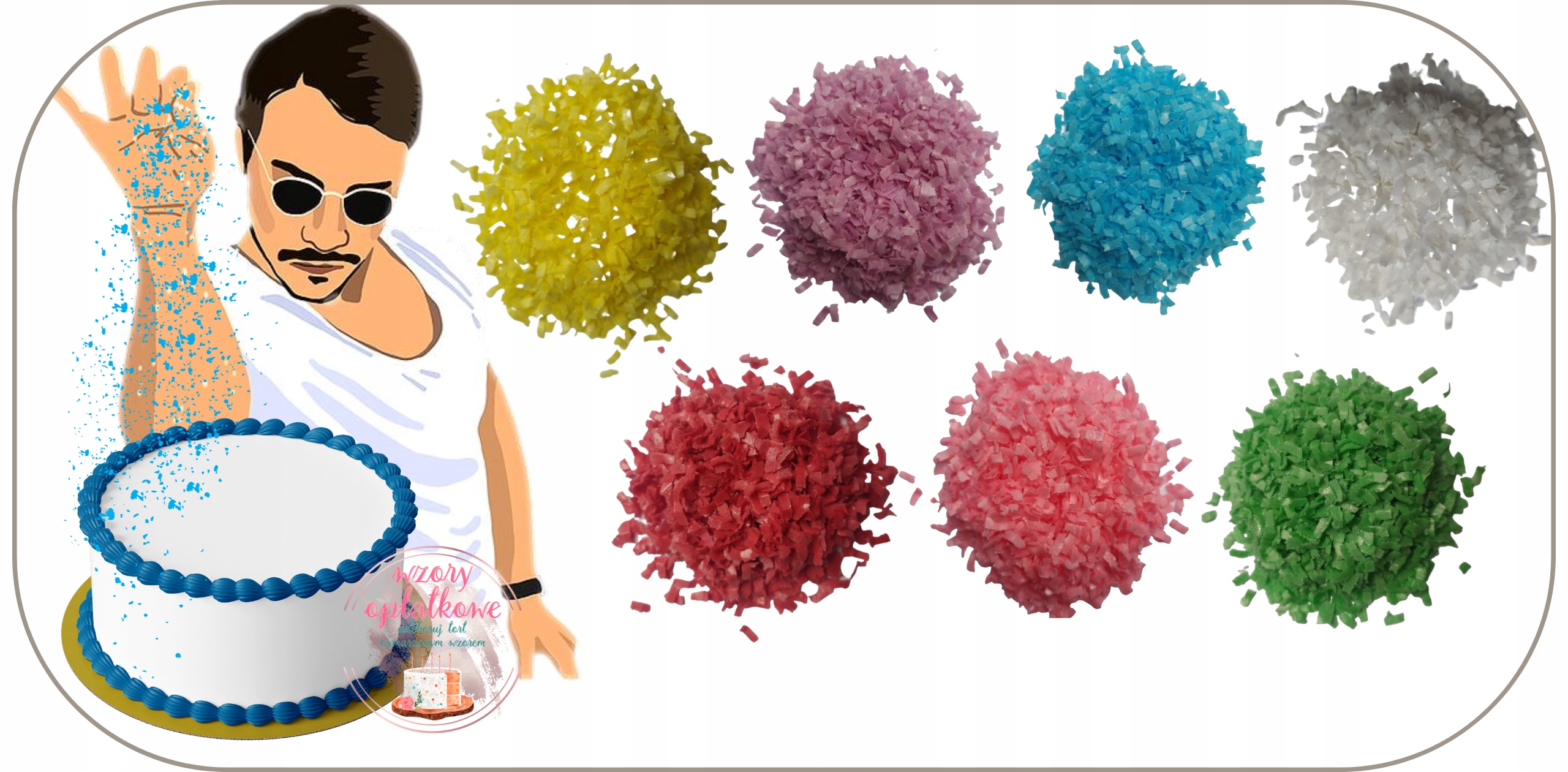 OPŁATEK NA TORT 20CM PSI PATROL SKYE EVEREST NAPIS Marka inna