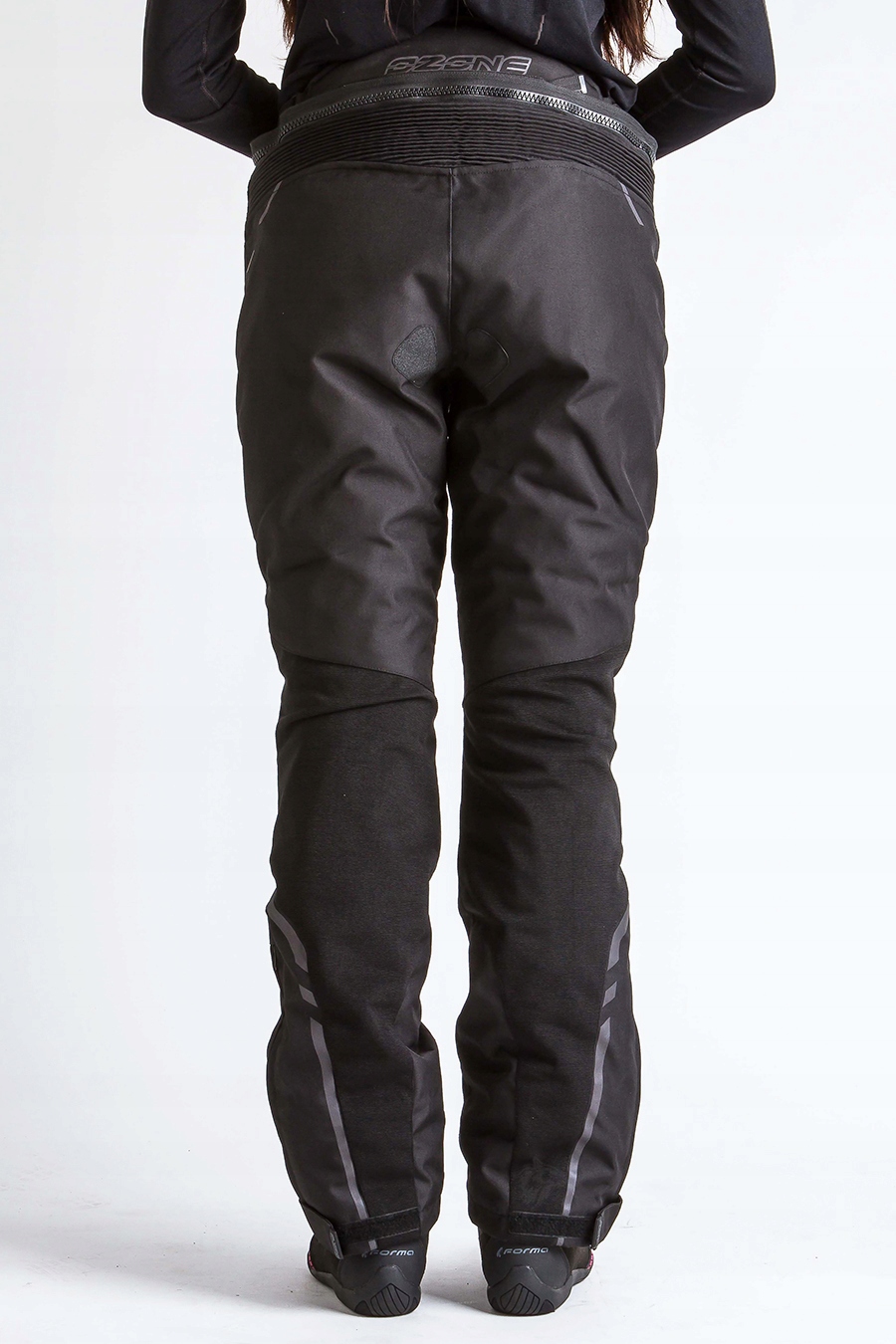 DAMSKIE SPODNIE MOTOCYKLOWE OZONE JET II BLACK XS Rozmiar XS