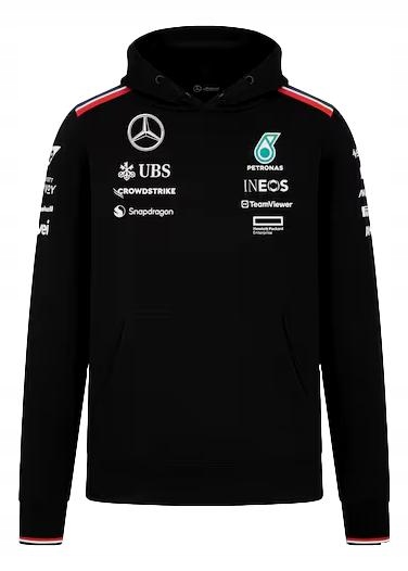 Mercedes-benz Amg F1 mikina s kapucňou unisex veľkosť M čierna originál