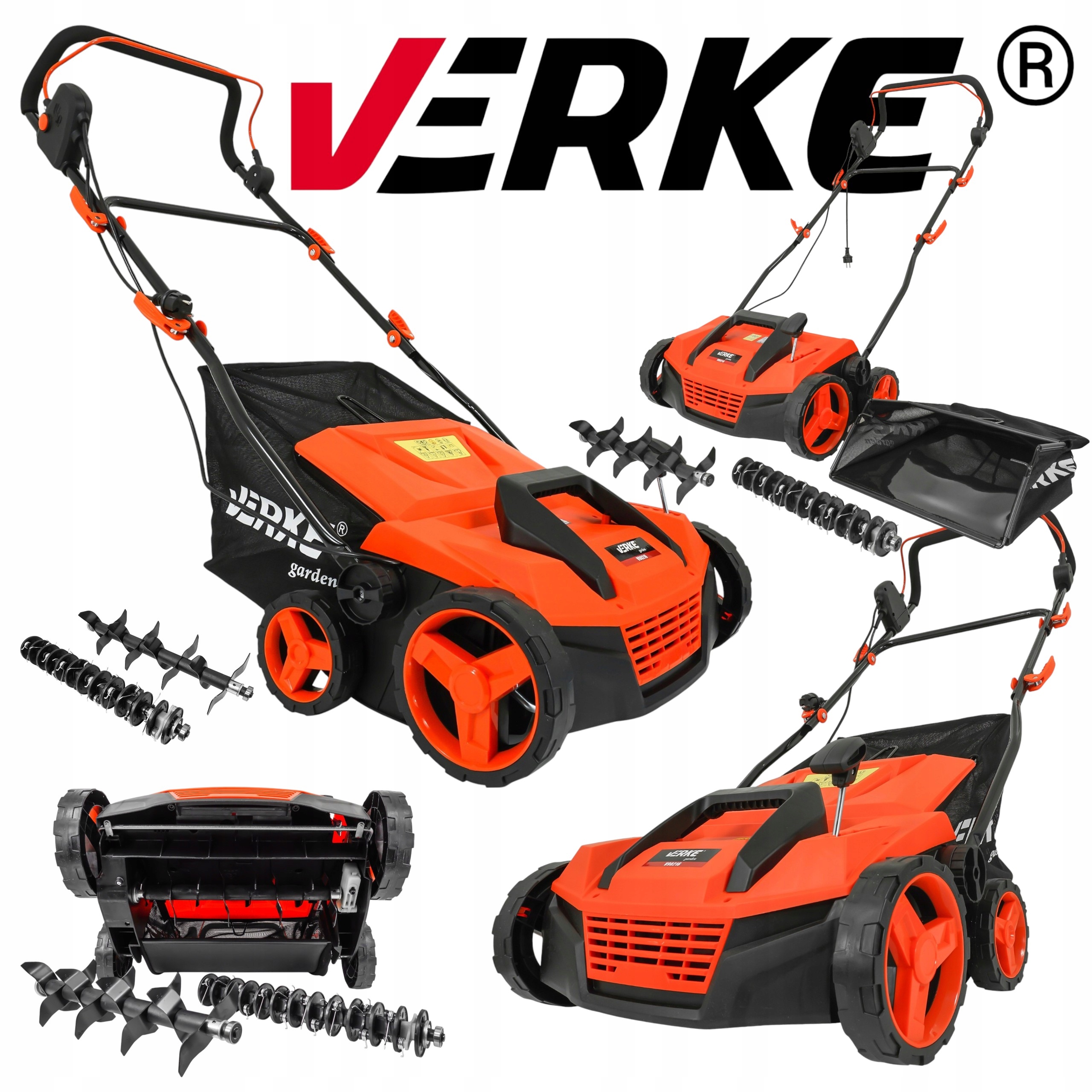 Prevzdušňovač, vertikutátor Verke 38 cm 1600 W