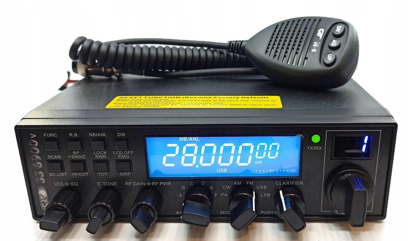 Radio CRT SS 6900 V7 VOX AM FM SSB CW CTCSS DCS wersja V7 Export