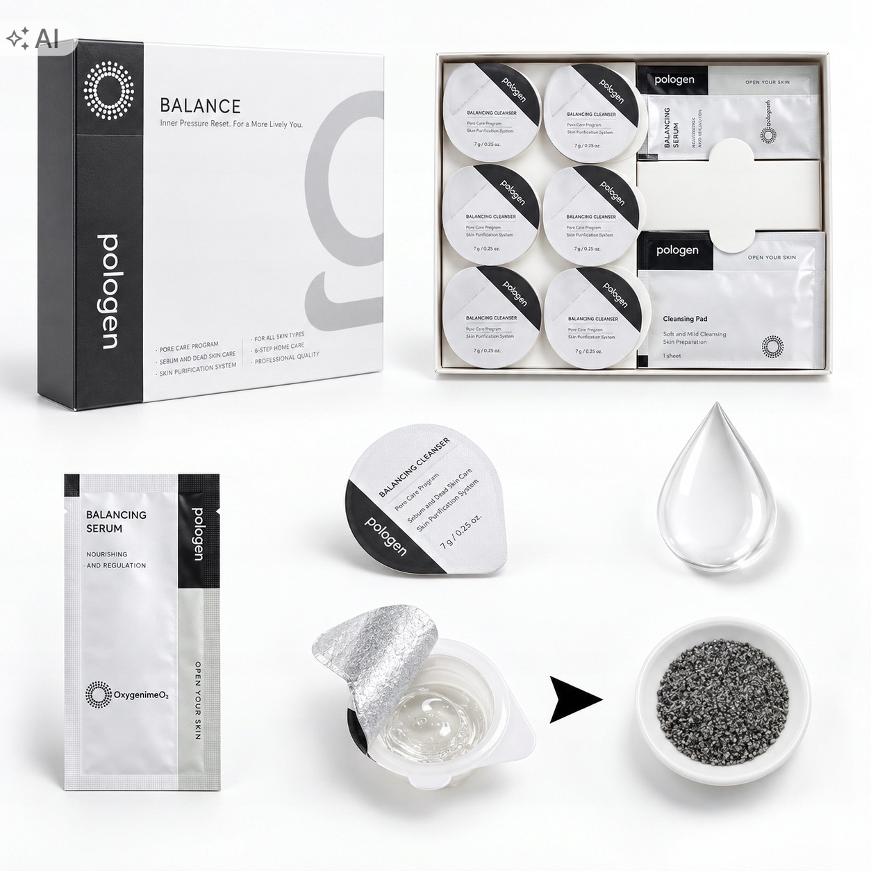 Kapsułki Balance Do Zabiegu Geneo Oxygen Glowskin Pologen