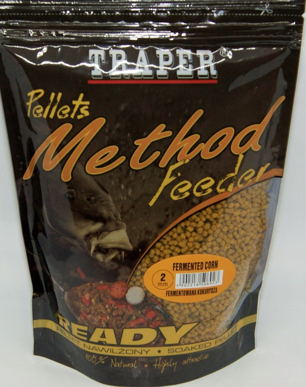 Pellet Traper Method Feeder Ready 2mm 500g Fermentowana kukurydza