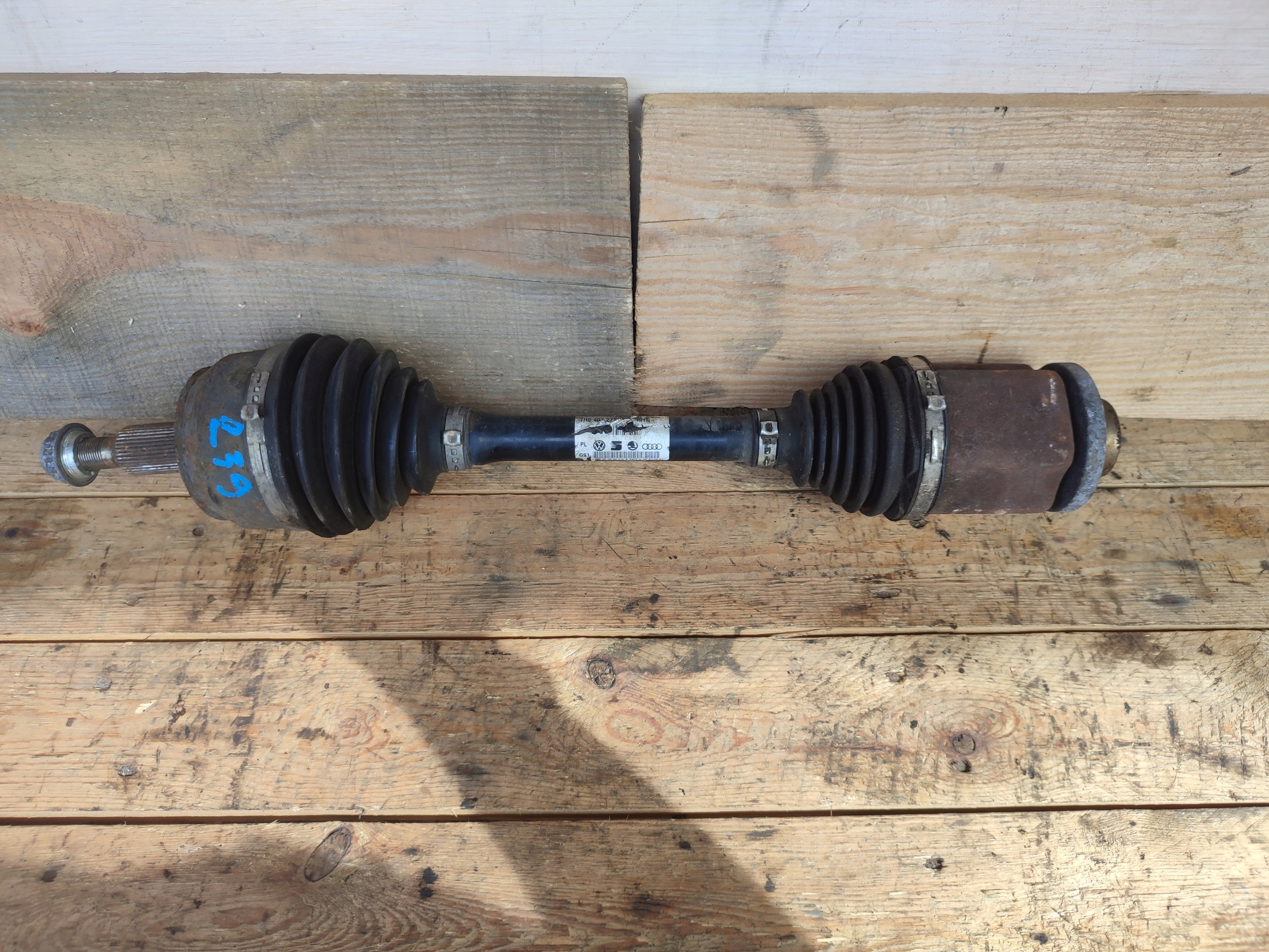 semi-axis left VOLKSWAGEN VW TRANSPORTER T5 2.5 TDI 7H0407271AM