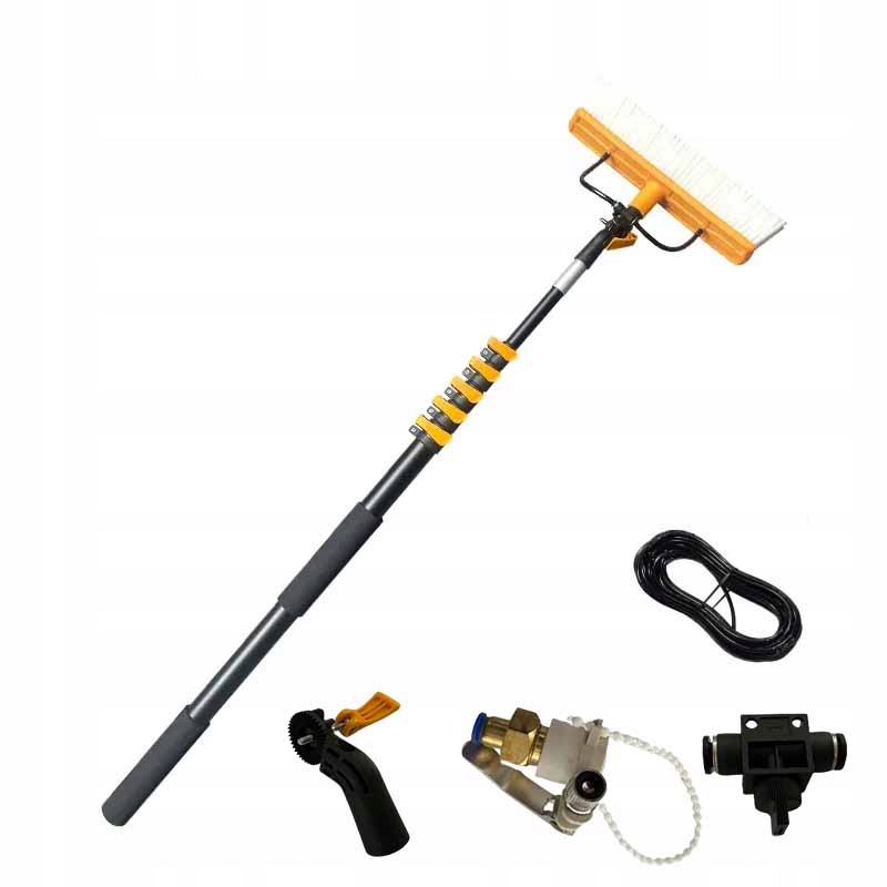 Teleskopická kefa 4,5m na čistenie fotovoltaických panelov alebo fasád