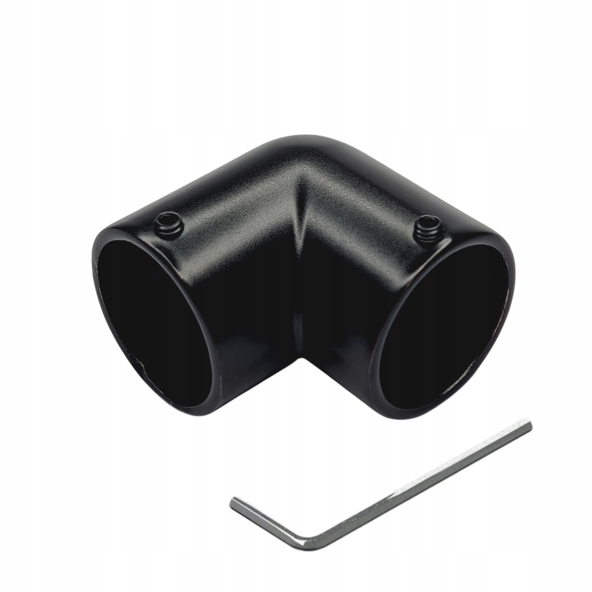 

Złącze meblowe kolanko z blokadą 25mm czarny