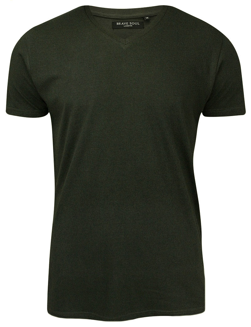 

Zielony T-Shirt męski V-Neck Brave Soul M