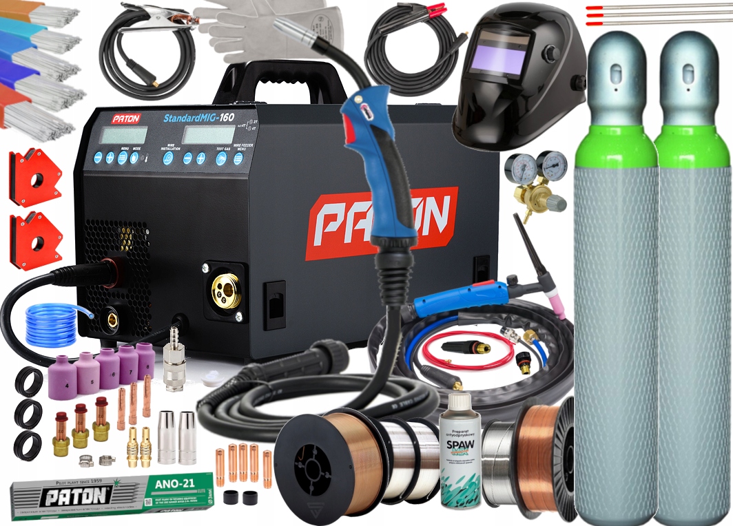 SPAWARKA INWERTEROWA PATON STANDARD MIG 160 MMA