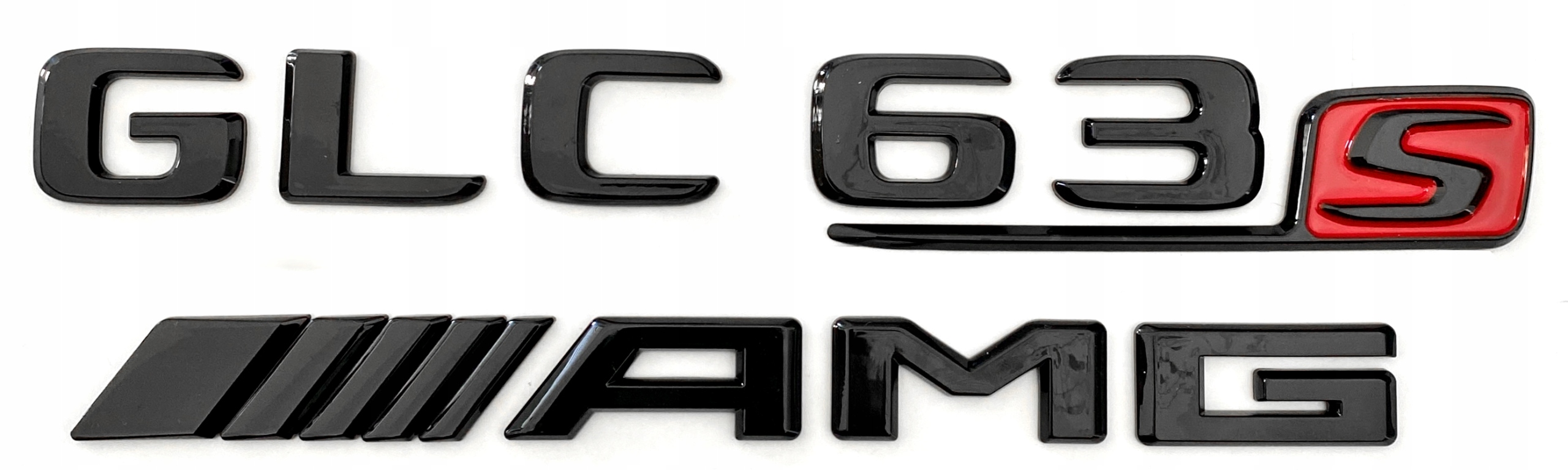 Mercedes GLC 63 S AMG emblemat znaczek logo czarny