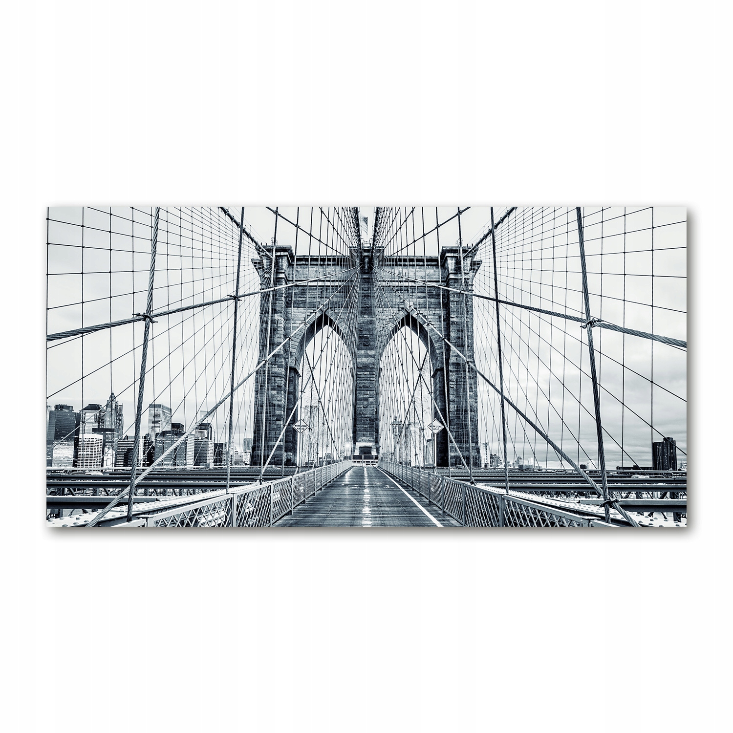 

Foto obraz duży akrylowy Most Brookliński 140x70cm