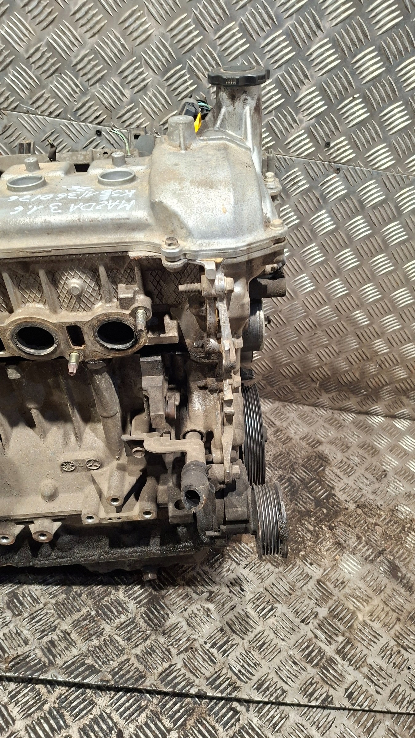 engine unprotected pillar MAZDA 3 1.6 16V Z6