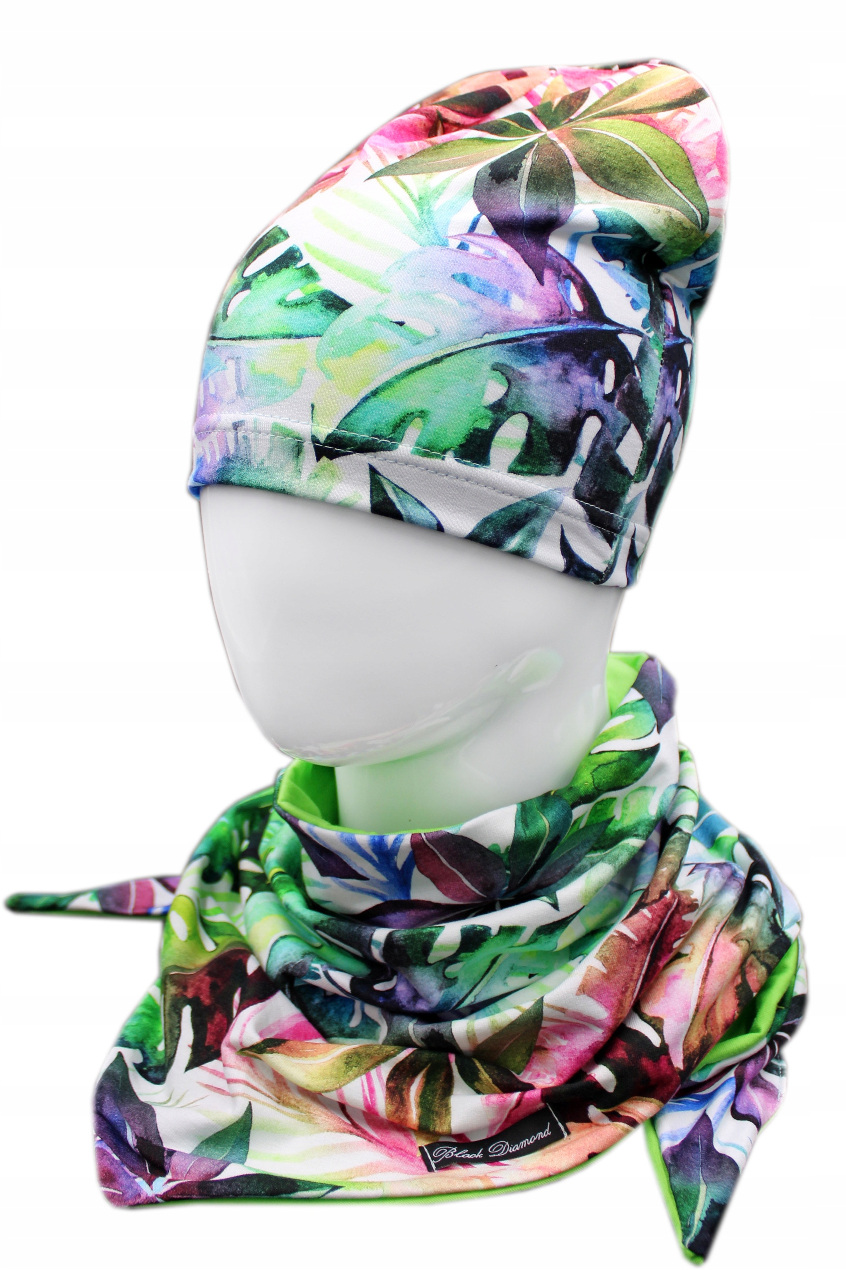 

Komplet Dziecięcy Dres Duża Chusta Czapka Wzory